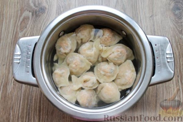 Пельмени с рыбной начинкой