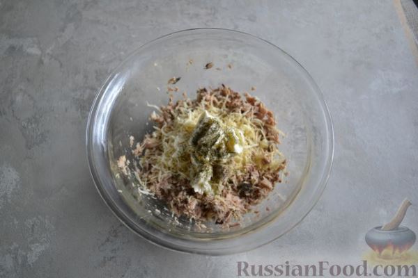 Рыбный паштет с сыром