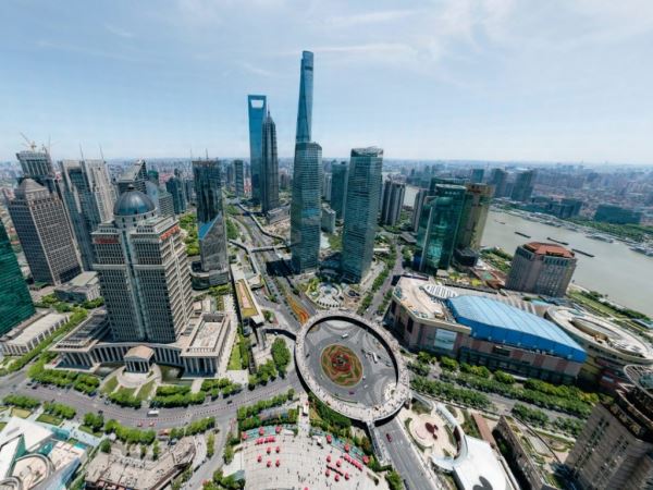 Опубликована 360-градусная панорама Шанхая разрешением 195 гигапикселей
