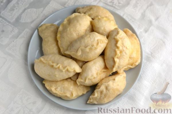 Вареники с творогом (на пару)