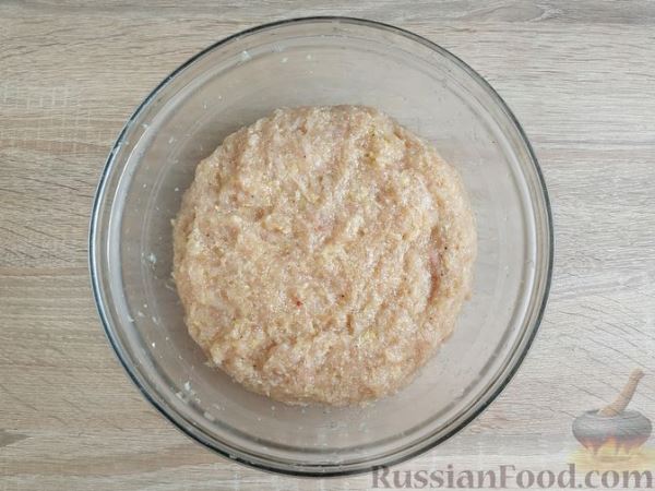 Куриные котлеты с картошкой, в рукаве