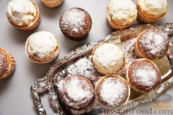Кокосовые маффины с шоколадом