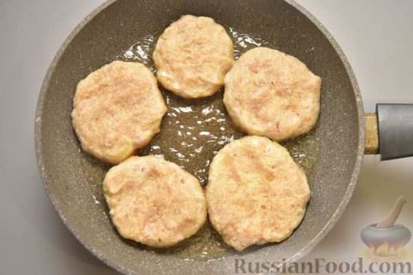 Котлетки из картофеля и куриного фарша