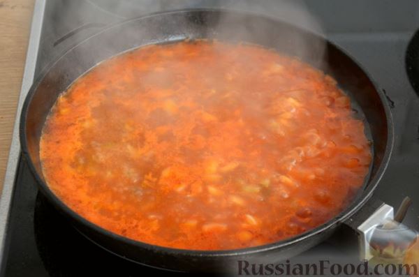 Солянка с консервированным горошком