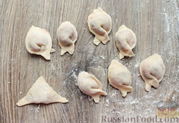 Пельмени с рыбной начинкой