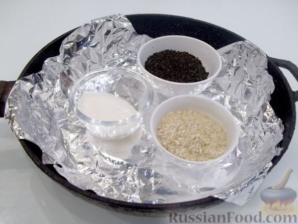 Копчёная рыба на сковороде