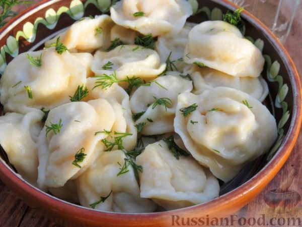 Пельмени со свино-говяжьим фаршем