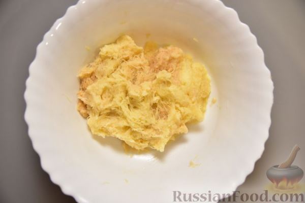 Котлетки из картофеля и куриного фарша
