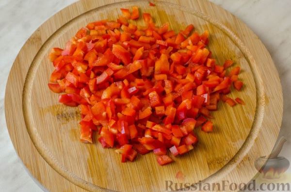 Свиная шея, запеченная с овощами и грибами (в рукаве)
