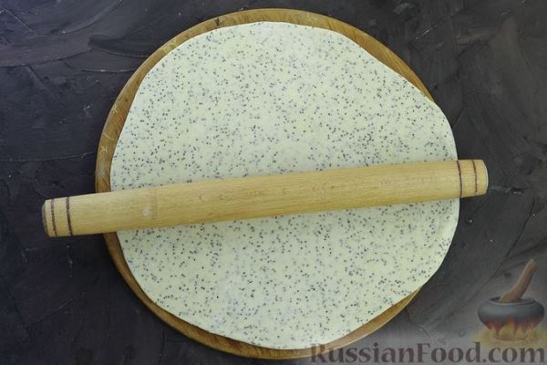 Маковые вареники с творожной начинкой и цедрой апельсина