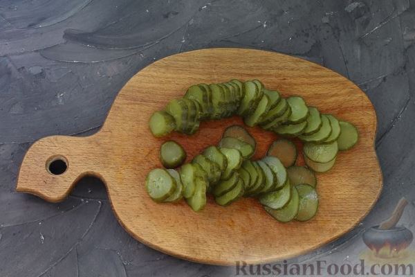 Рассольник с рыбными фрикадельками