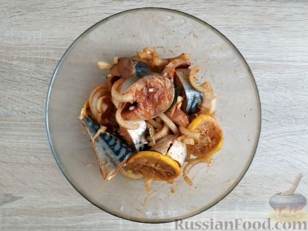 Скумбрия, запечённая в банке (в духовке)
