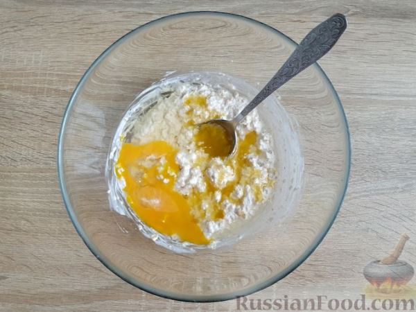 Овсяно-яблочные маффины на кефире, с мёдом