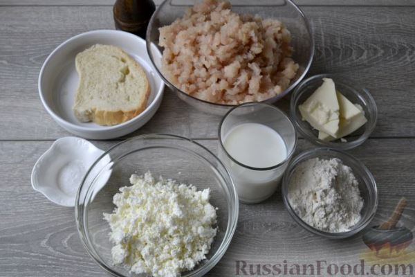 Рыбные котлеты из трески с творогом