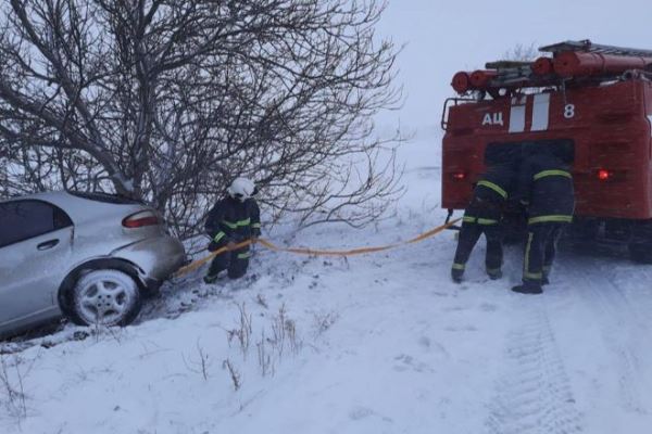 Погодные условия создали сложности на дорогах Украины