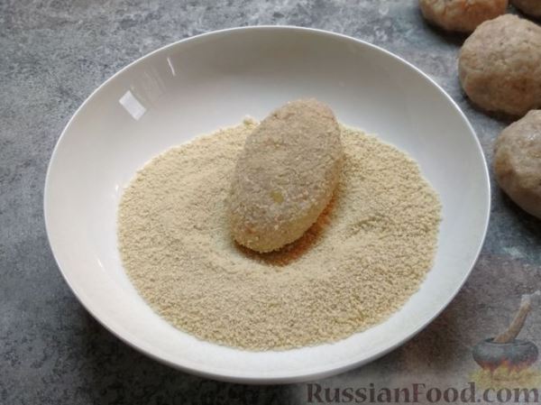 Котлеты из филе трески