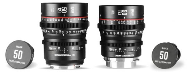 Анонсирован кинообъектив Meike 50mm T2.1  Cine для EF и PL