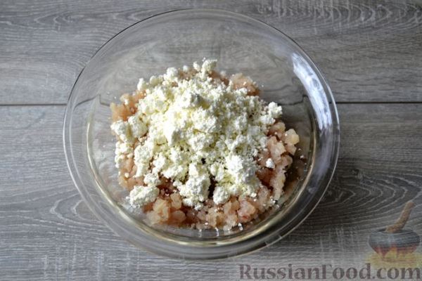 Рыбные котлеты из трески с творогом