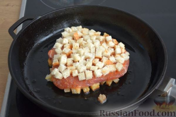 Шницель из свинины в хлебной панировке