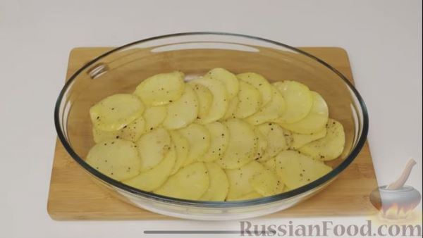 Телятина с картофелем и грибами