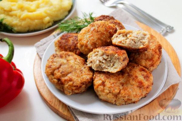 Мясо-рыбные котлеты «Дружба»