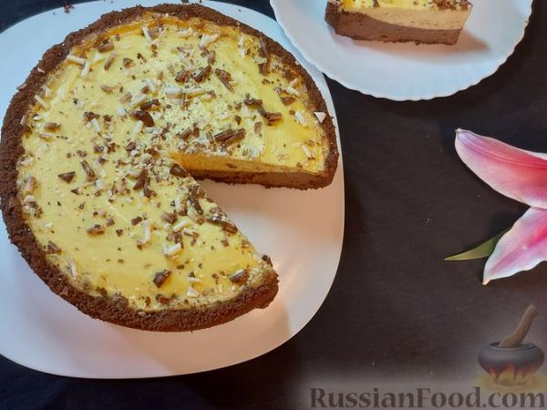 Шоколадный чизкейк из творога