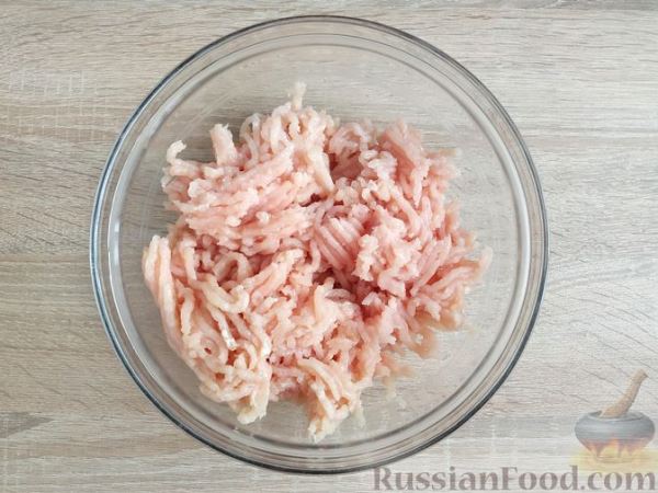 Куриные котлеты с картошкой, в рукаве