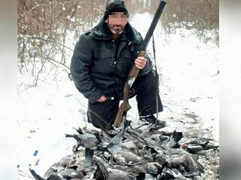 Браконьер добыл более 200 голубей