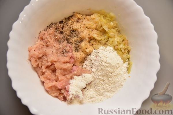 Котлетки из картофеля и куриного фарша