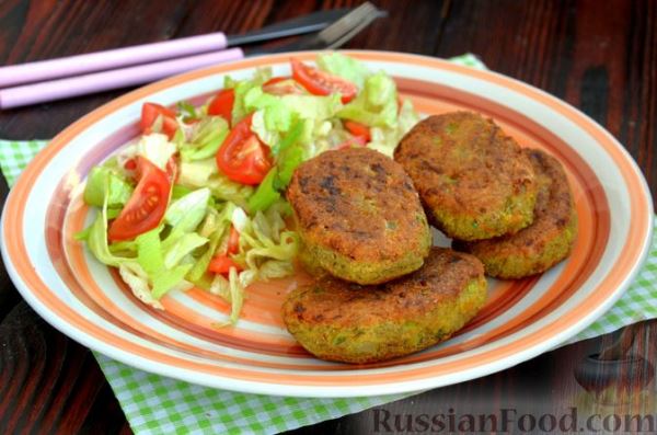 Постные котлеты из чечевицы и моркови