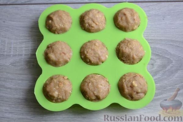 Конфеты из печенья, со сгущённым молоком, орехами и мармеладом