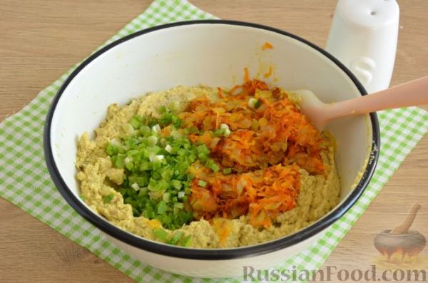 Постные котлеты из чечевицы и моркови