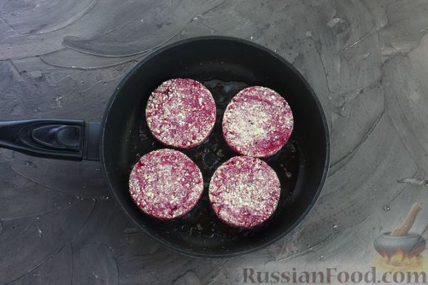 Котлетки из свёклы и риса (без яиц)