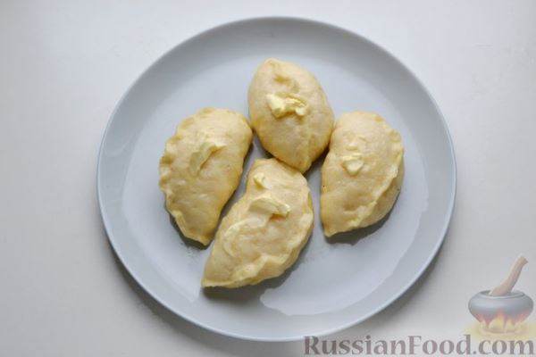 Вареники с творогом (на пару)