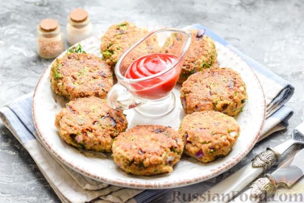 Котлеты из консервированного тунца с сыром и укропом