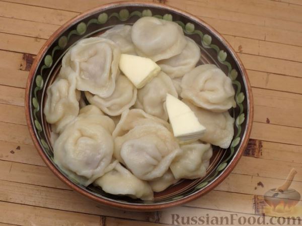 Пельмени со свино-говяжьим фаршем