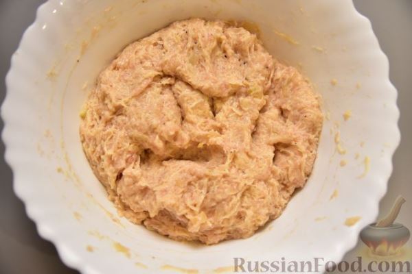 Котлетки из картофеля и куриного фарша