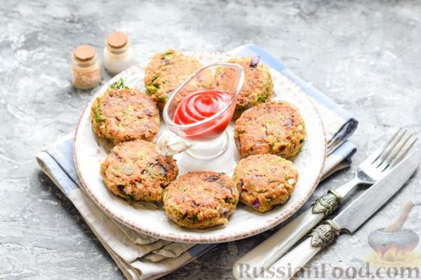 Котлеты из консервированного тунца с сыром и укропом