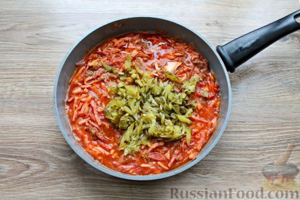 Мясная сборная солянка с тушёнкой