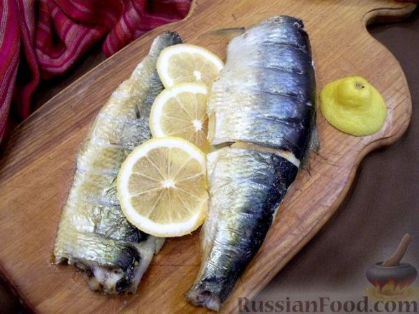 Копчёная рыба на сковороде