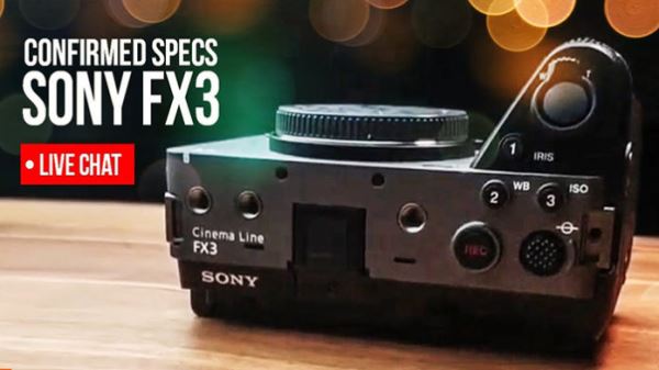 Sony FX3 получит полнокадровый 12-мегапиксельный сенсор