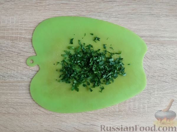 Кускус с курицей и овощами, на сковороде