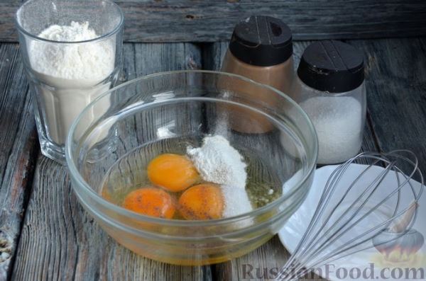 Закусочный капустно-грибной кекс