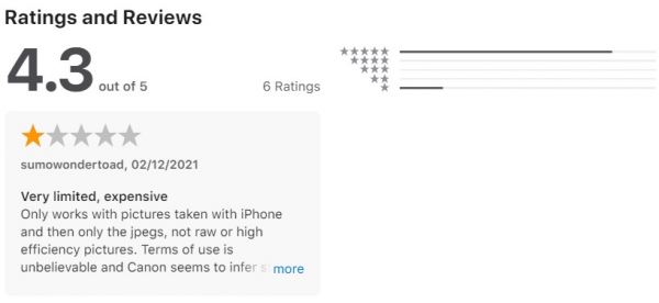 Canon выпустили приложение Photo Culling для iOS