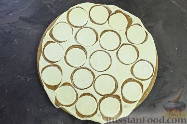 Пельмени с курицей, в бульоне