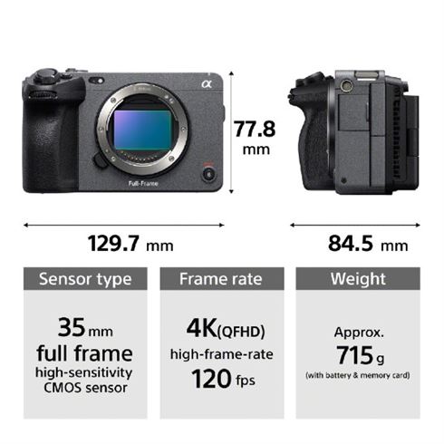 Опубликованы детальные изображения Sony FX3