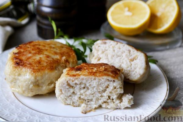 Рыбные котлеты из трески с творогом