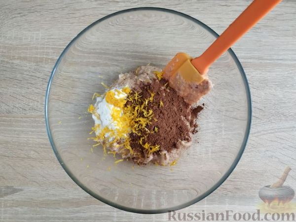 Маффины из фасоли с какао и арахисом (без муки)