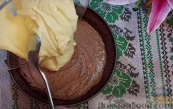 Шоколадный чизкейк из творога