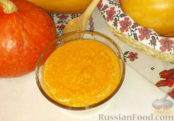 Пшённая каша с тыквой
